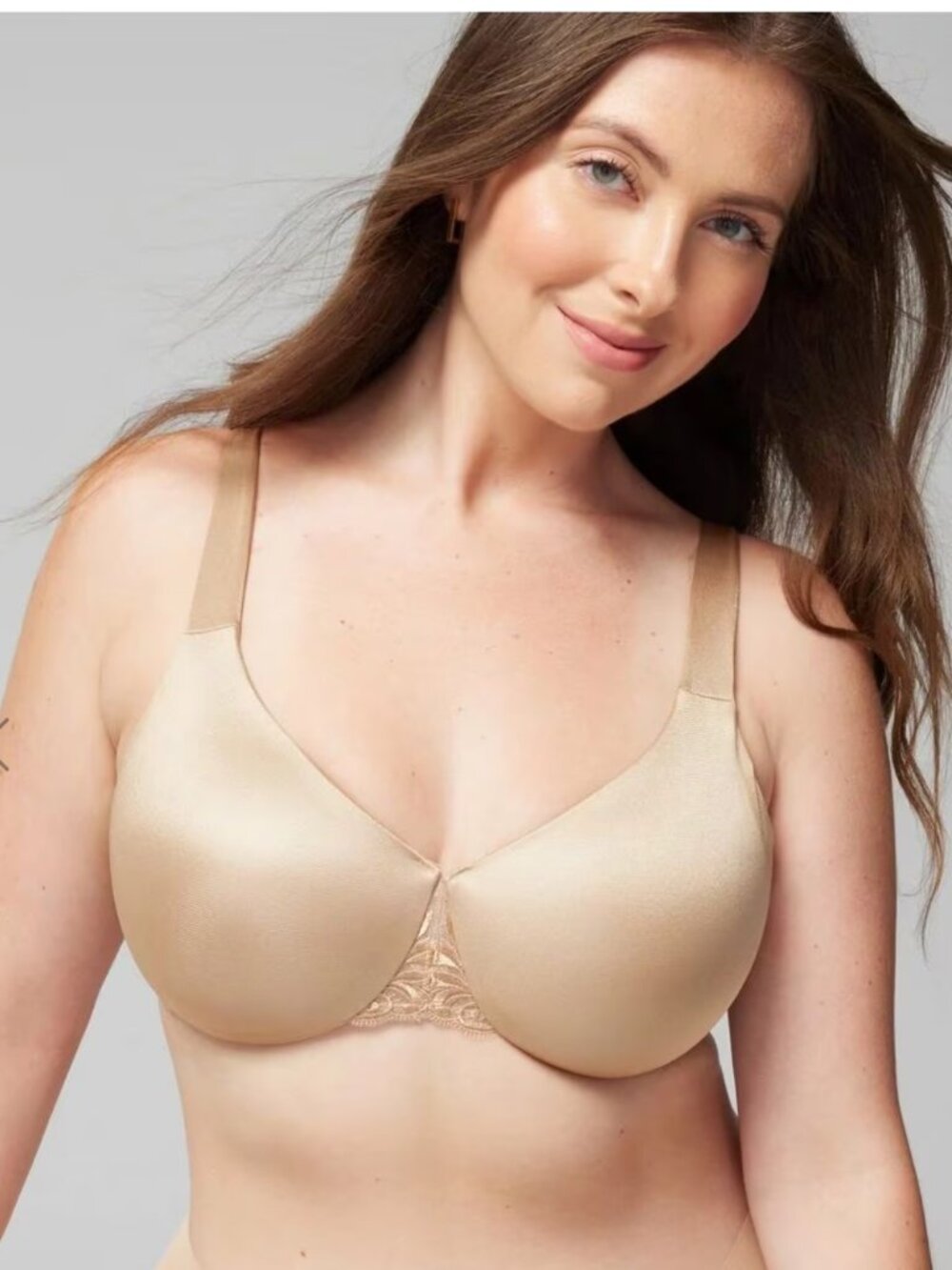 NWT Soma Size 34G Beige Sensuous Sides Minimizer Bra